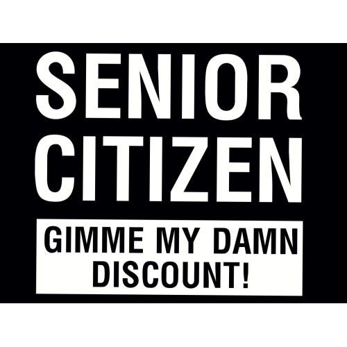 T-Shirt with print - Senior Citizen - XXL