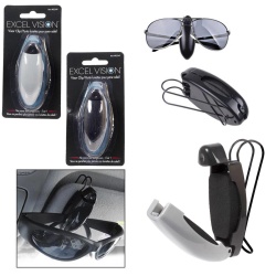 Eye glasses visor clip 4 colours -  excel vision