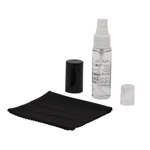 Eyeglass Cleaning Set , incl. 20x18cm (black cloth)