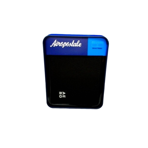 Aeropostale Bifold Wallet Black Canvas