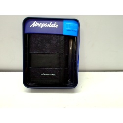 Aeropostale Trifold Wallet Black Camo