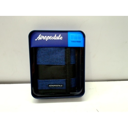 Aeropostale Trifold Wallet Navy