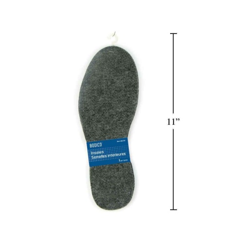 Felt insoles - 1 pair
