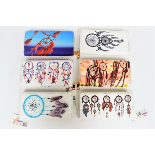 Ladies Wallet 6 Native Design Asst'd