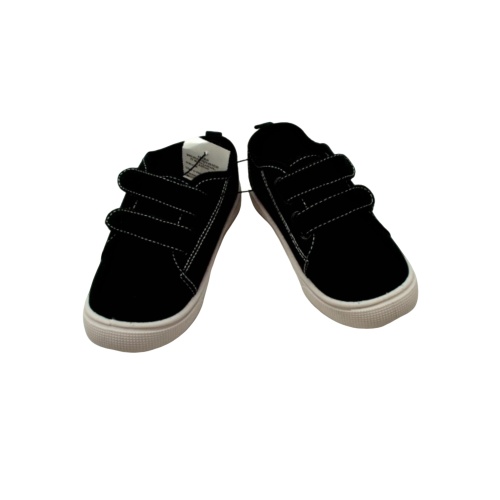 Boy's Toddler Casual Canvas Shoes Black Assorted Sizes Coxist
