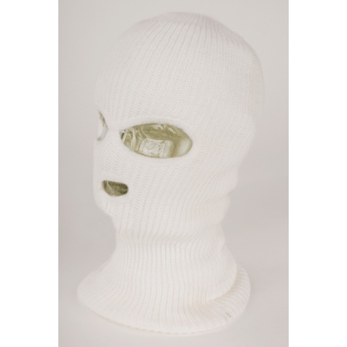 Balaclava 3 Hole - White