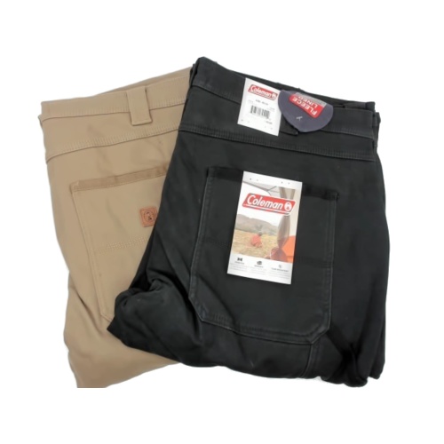 Fleece Lined Pants Size 40 Waist Ass't Colours Coleman