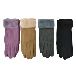 Gloves Ladies Fleece Asst'd Colors