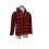 Plaid Hooded Jacket Polar Fleece Tru Fit Assorted(endcap) - each sold individually