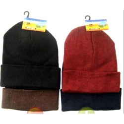 Toque plain winter assorted colours