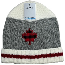 Winter hats Canada white
