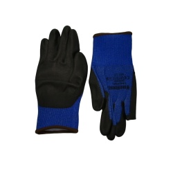 Gloves Large High Density Polyethylene Dipped Blue Workhorse