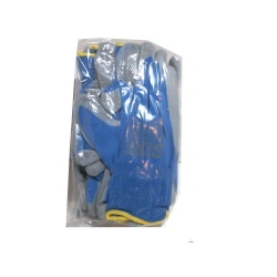 Work Gloves Cotton Polyester Rubber Palm Small