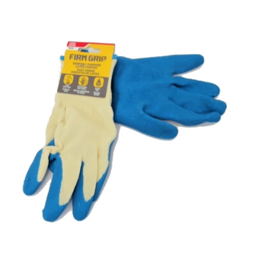 Work Gloves Latex Coated Large General Purpose Firm Grip (promo)