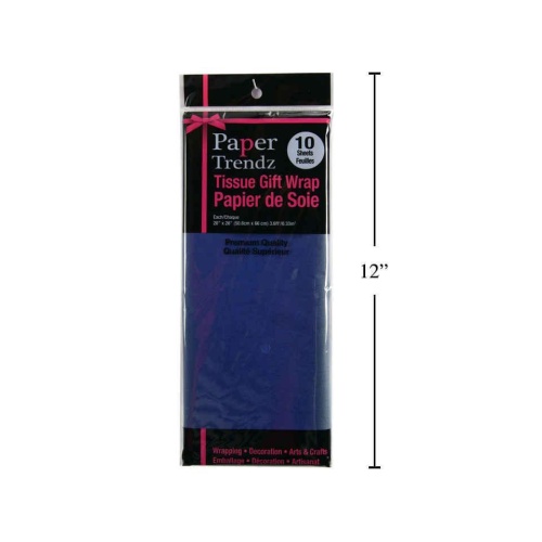 Tissue Paper Wrapping Navy 10 sheets 20x26 50.8x66cm