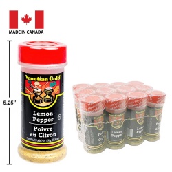 Lemon Pepper 156g. V. Gold  - each sold individually