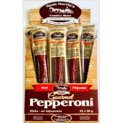 Pepperoni - Hot Singles 50g - Heidelberg Foods Ltd. Made in Canada