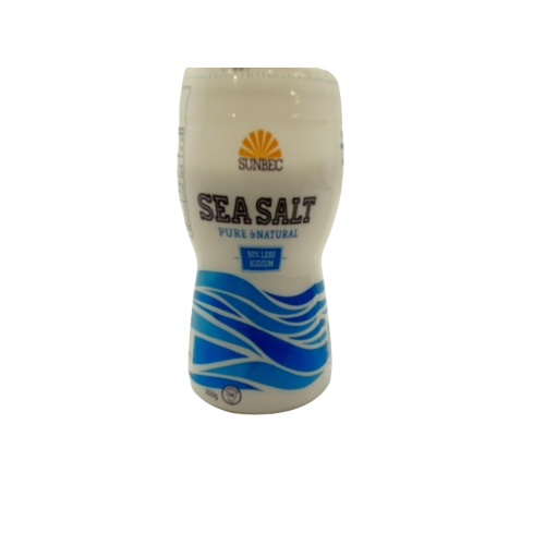 Sea Salt Shaker 50% Less Sodium 160g. Sunbec