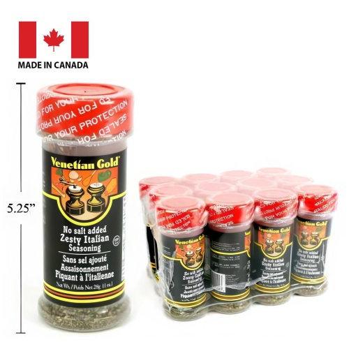 Zesty Italian Seasoning 28g - V. Gold - each sold individually