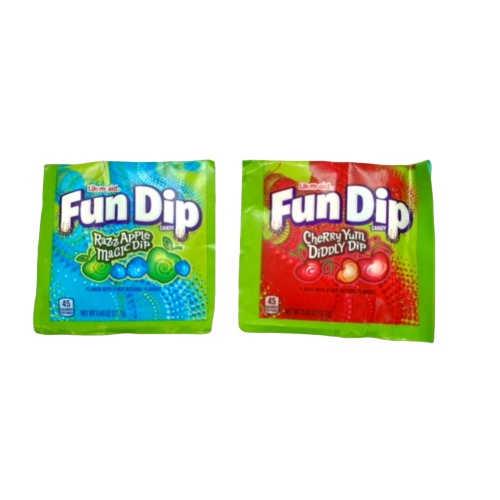 Fun Dip 12.1g. Razz Apple Or Cherry Yum