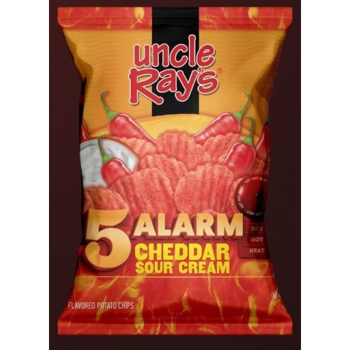 Uncle Ray's 5 Alarm Chedder & Sour Cream 130g
