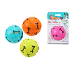 Bone Fetch Ball, 4 colours Paws