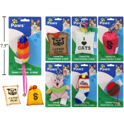Catnip Toys 9 styles PAWS