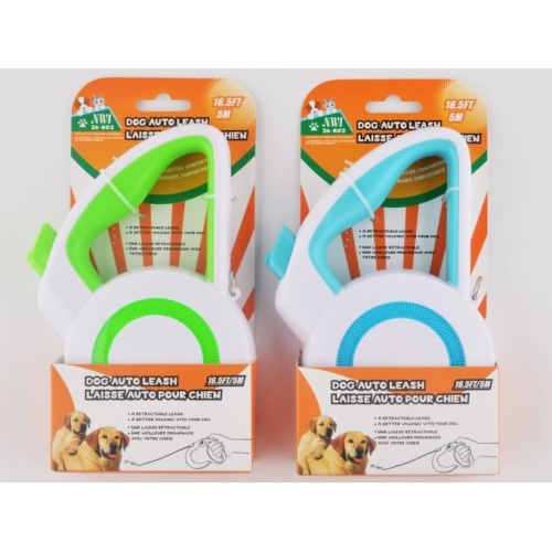 Dog Automatic Leash 16.5ft2 Asst'd Colors
