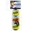 Dog Toy Tennis Ball 3pk. Small Dog & Puppy Size Nerf Dog
