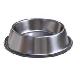 Pet food bowl - stainless steel 16oz 21.2x4.5cm