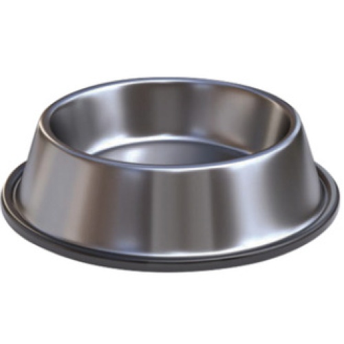 Pet food bowl - stainless steel 32oz 26x5cm
