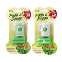 poop 'n scoop bag dispenser with 30 bags