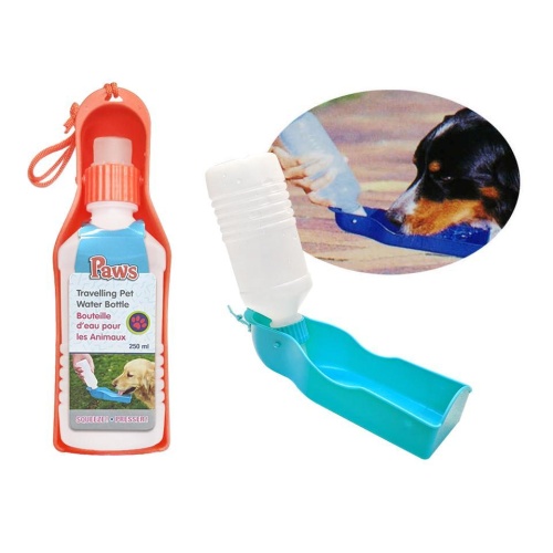 Water Bottle 250ml Travelling Pet 4 col.