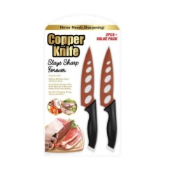 Copper Knife – 2 Pack. Never Needs Sharpening - Stainless Steel