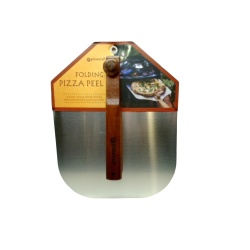 Folding Pizza Peel Aluminum w/Acacia Wood Handle Pizzacraft