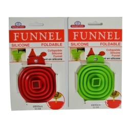 Funnel Silicone Asst'd Colors