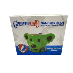 Grateful Dead Dancing Bear Molded Ceramic Mug 18oz.