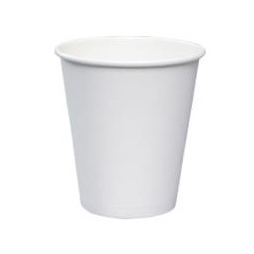 HOT CUPS 12OZ WHITE SINGLE WALL 25/SLEEVE CAFE EXPRESS
