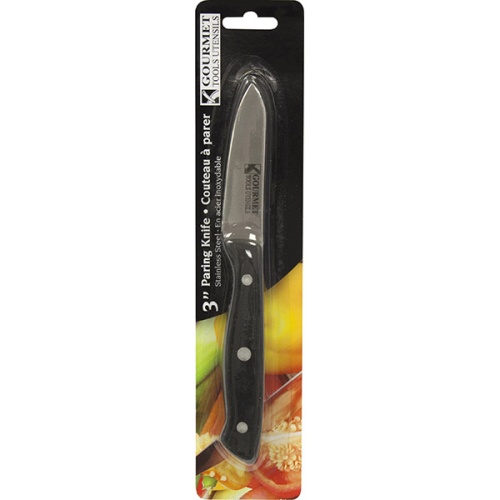 Knife Paring 3 SS BLK Handle