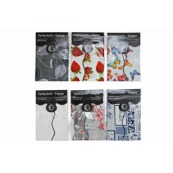 Pvc Table Cloth Assorted 60  X  90" 60" X 90"