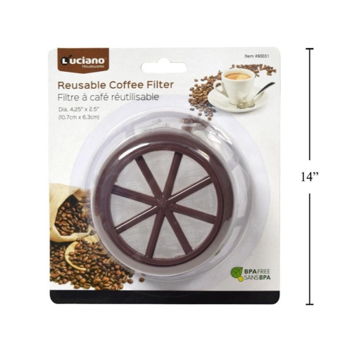 Reusable Coffee Filter Flat Shape Luciano