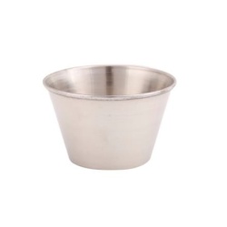 SAUCE CUP 2OZ STAINLESS STEEL RESTO