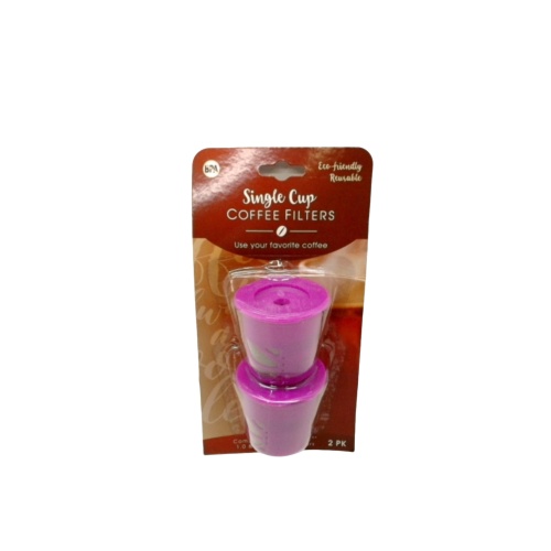 Single Cup Coffee Filters 2pk. Reuseable Keurig Compatible