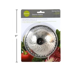 STEAMER BASKET 9 S/S SLIDE BLISTER L.GOURMET"