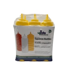 Widemouth Squeeze Bottle 24oz. 6pk. Yellow (or $0.99ea)