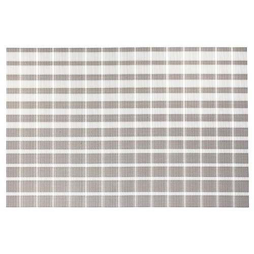Woven Pvc Placemat Set Of 4 Basketweave Sand 17.7 X 11.8