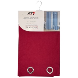 Curtain 54X84FuLinen Blkout-Burg"