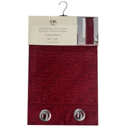 Curtain 54X84Jcqrd Burg-Blackout"