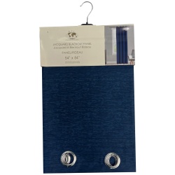 Curtain 54X84Jcqrd Navy Blackout"