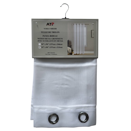 Curtain 54X84Voil Sheer